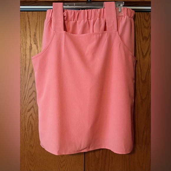 Elegant Women’s Sleeveless Short Set XL Polyester Lightweight Watermelon Pink - Picture 2 of 15